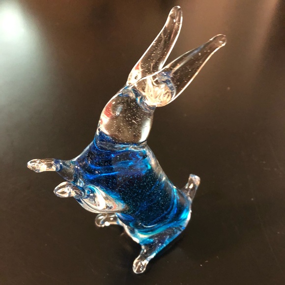 Glass Standing Bunny / Rabbit Figurine - Picture 8 of 16